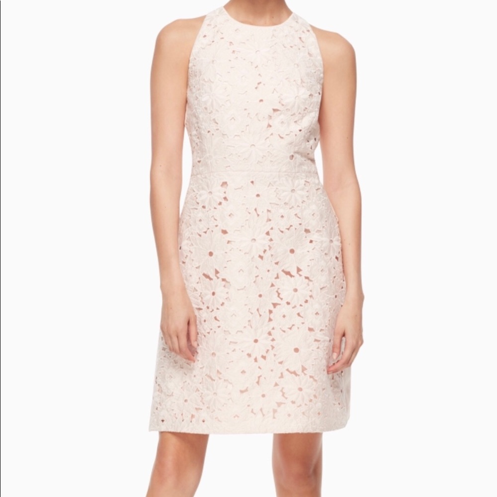 Kate spade floral cutwork a-line dress